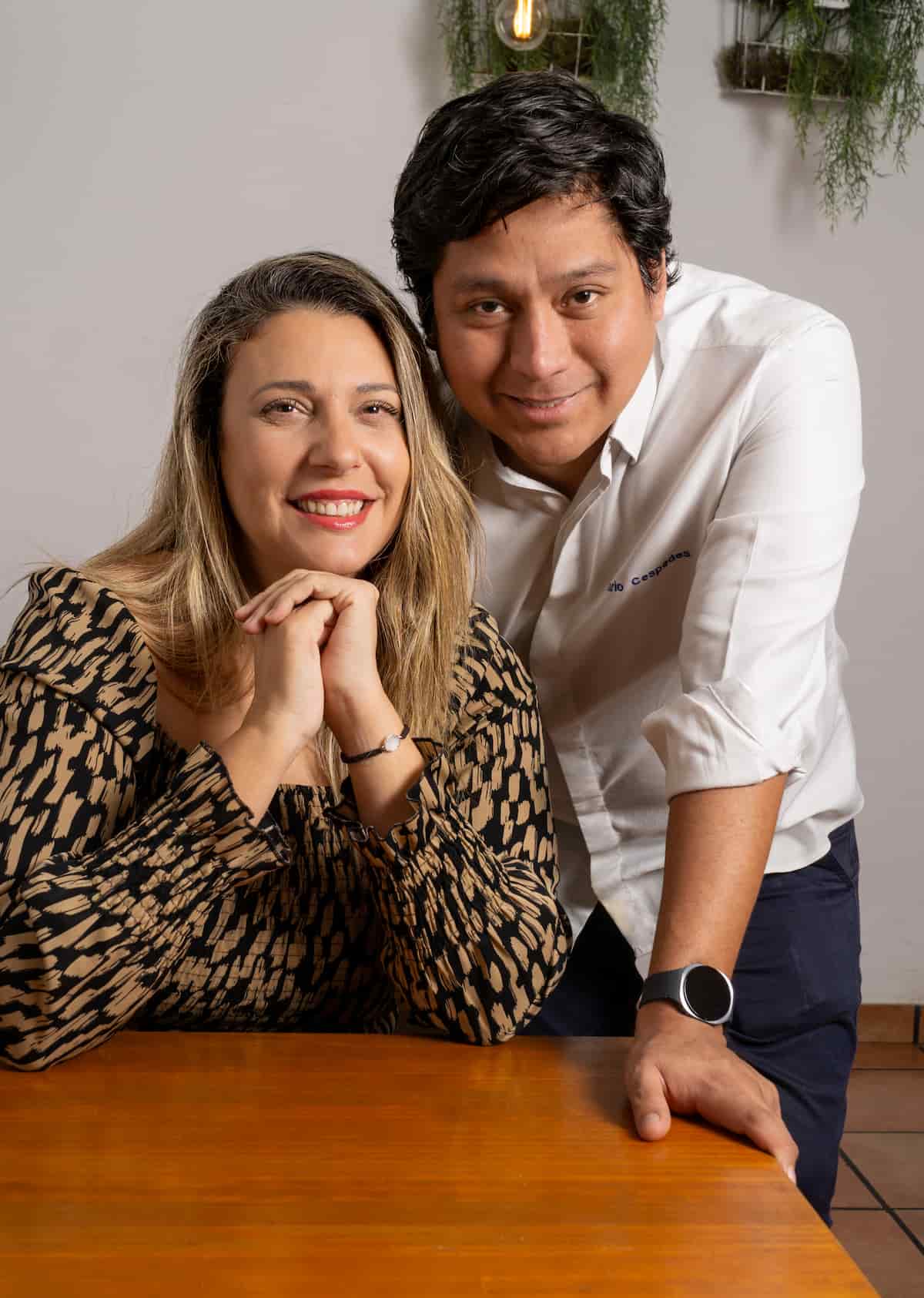 Conchi Álvarez y Mario Céspedes