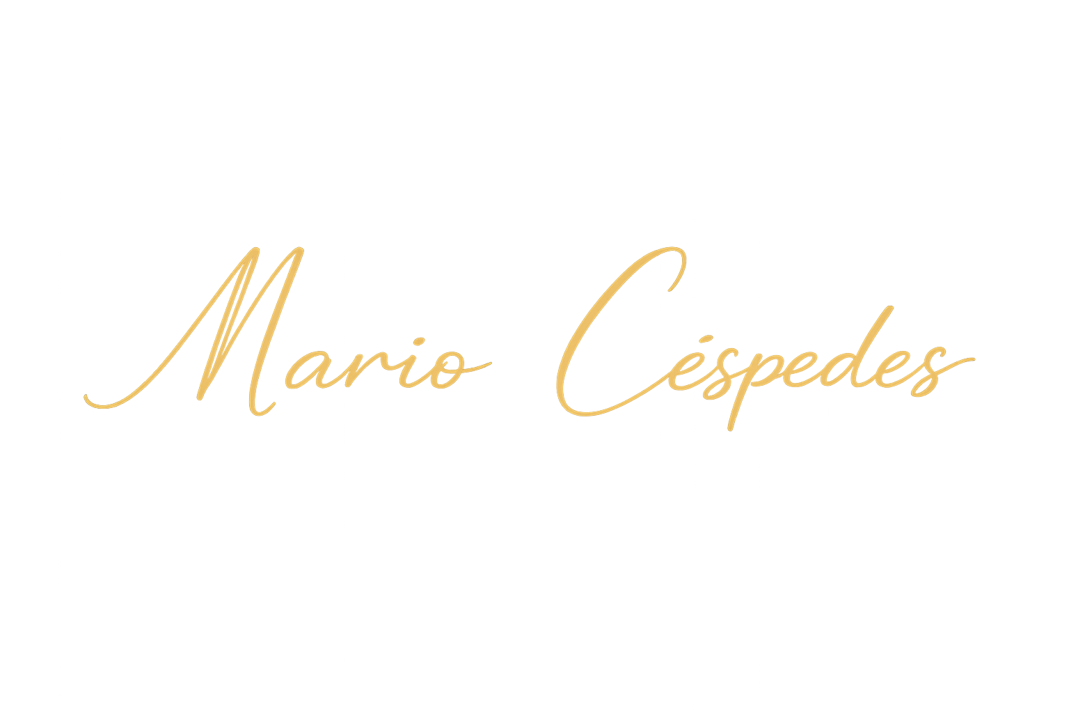 Firma Mario Céspedes